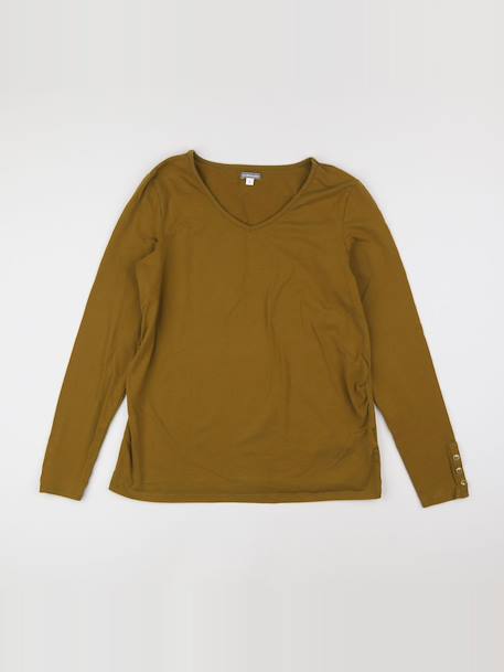 Tee-shirt grossesse - 42 à 44 Jaune 1 - vertbaudet enfant 
