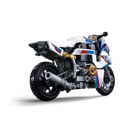 Model bricks - moto de course Blanc 3 - vertbaudet enfant 