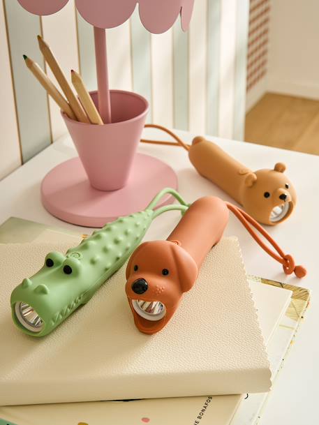 Veilleuse enfant silicone Teckel caramel 2 - vertbaudet enfant 