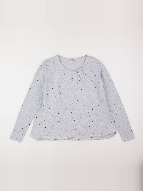 Tee-shirt grossesse - 38 à 40 Gris 1 - vertbaudet enfant 