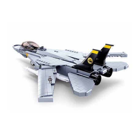 Model bricks - avion chasseur à réaction Gris 3 - vertbaudet enfant 