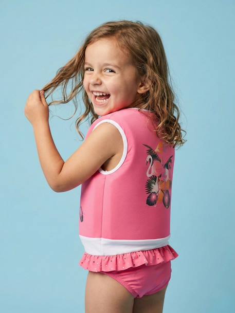 Maillot de bain flottant enfant - flamingo Rose fushsia 3 - vertbaudet enfant 