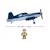 Army wwii - avion chasseur f4u Bleu 5 - vertbaudet enfant 