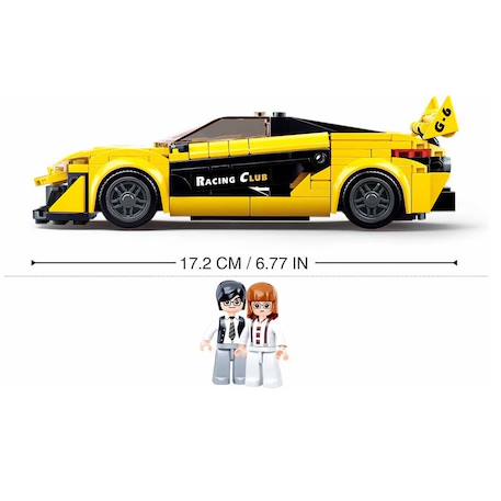 Model bricks - super voiture anglaise jaune Jaune 5 - vertbaudet enfant 