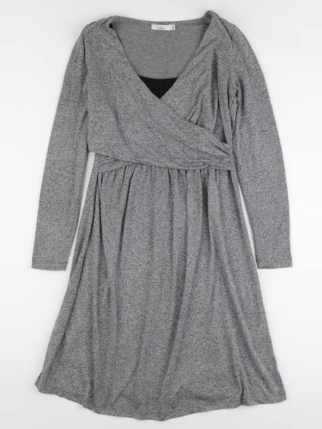Robe grossesseallaitement - 34 à 36 Gris 1 - vertbaudet enfant 