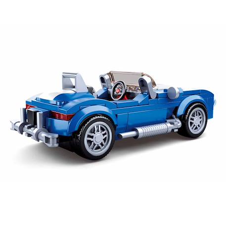 Model bricks - voiture de sport classique Bleu 3 - vertbaudet enfant 