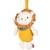 Boîte à musique en tissu little lion Jaune 1 - vertbaudet enfant 