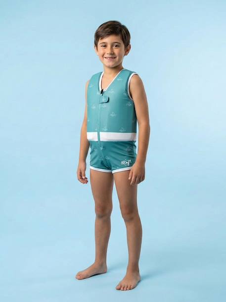 Maillot de bain flottant enfant - baby shark Vert 3 - vertbaudet enfant 