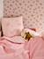 Parure housse de couette et taie d'oreiller rose pâle 1 - vertbaudet enfant 