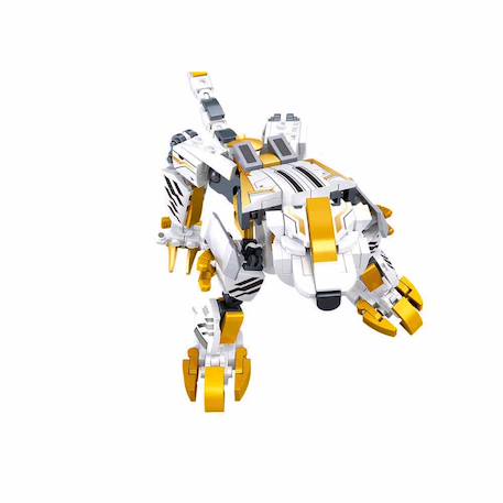 Robot mecha 2 en 1 blanc jaune Blanc 3 - vertbaudet enfant 