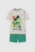 Ensemble enfant t-shirt et pantalon en coton Gris 1 - vertbaudet enfant 