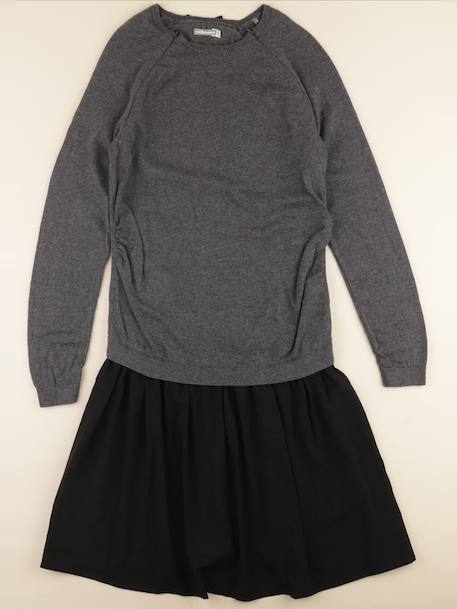 Robe allaitement - 38 à 40 Gris, noir 1 - vertbaudet enfant 