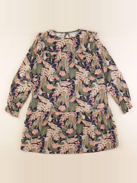 Robe - 10 ans Multicolore 1 - vertbaudet enfant 