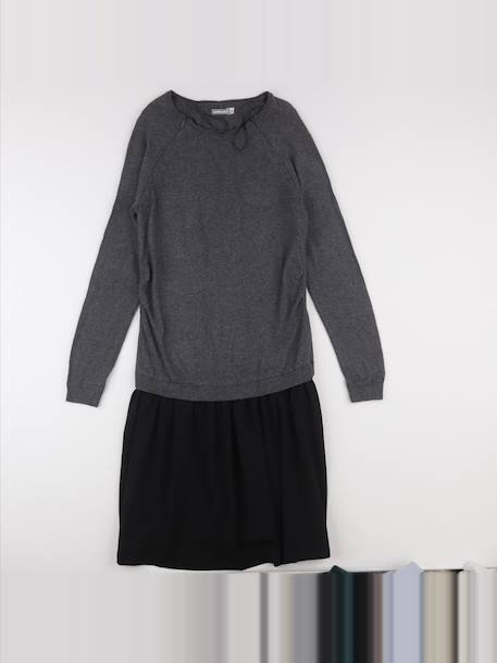 Robe grossesseallaitement - 38 à 40 Gris 1 - vertbaudet enfant 