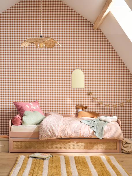 Lit enfant gigogne POESIE 90x190cm rose 1 - vertbaudet enfant 