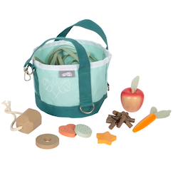 Jouet-Jeux d'imagination-Set de fourrage pour chevaux avec sac