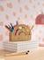 Pot crayons corde de papier arc-en-ciel beige 1 - vertbaudet enfant 