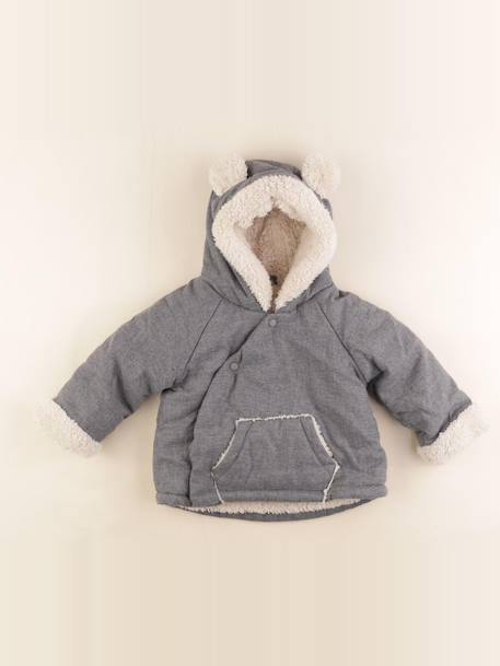 Doudoune - 18 mois Gris 1 - vertbaudet enfant 