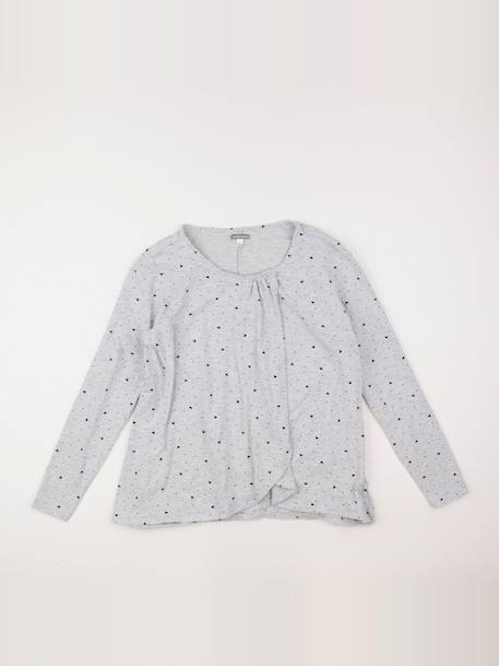 Tee-shirt grossesse - 38 à 40 Gris 1 - vertbaudet enfant 