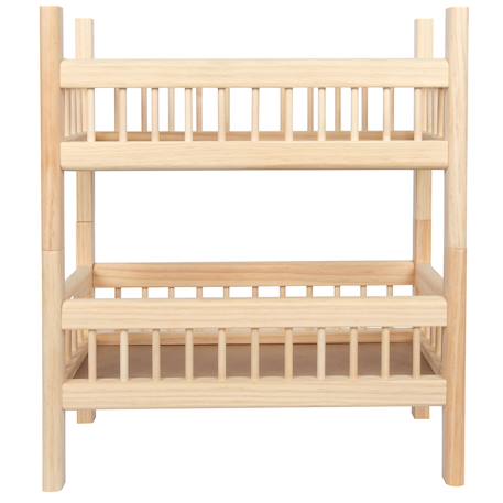 Lit superposé de poupée nature Beige 4 - vertbaudet enfant 