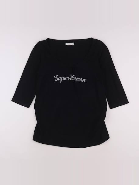 Tee-shirt grossesse - 42 à 44 Noir 1 - vertbaudet enfant 