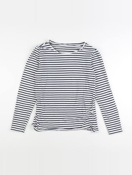 Tee-shirt grossessegrossesse - 38 à 40 Blanc, bleu 1 - vertbaudet enfant 