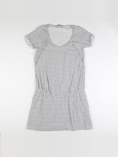 Robe allaitement - 34 à 36 Blanc, gris 1 - vertbaudet enfant 