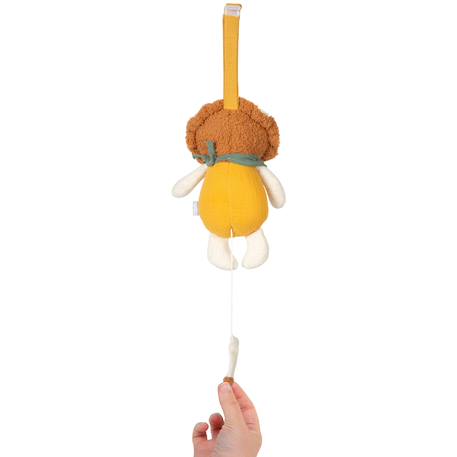 Boîte à musique en tissu little lion Jaune 3 - vertbaudet enfant 