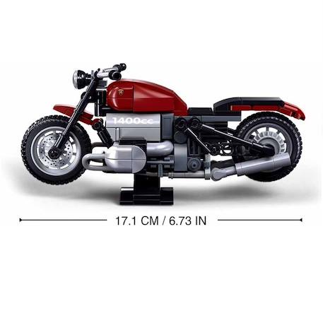 Model bricks - moto style harley Rouge 4 - vertbaudet enfant 