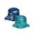 Bob de plage anti-uv réversible - garçon Blanc / Bleu marine à motifs+Bleu / vert à motifs+Vert émeraude 7 - vertbaudet enfant 