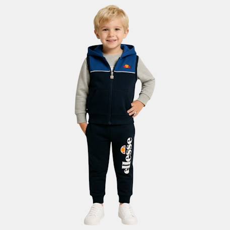 Ensemble t-shirts manches courtes et pantalon avec doudoune à imprimé Marine 1 - vertbaudet enfant 