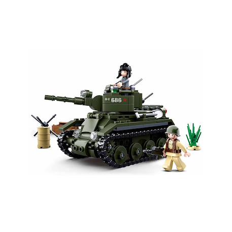 Army wwii - char militaire allié Vert 2 - vertbaudet enfant 