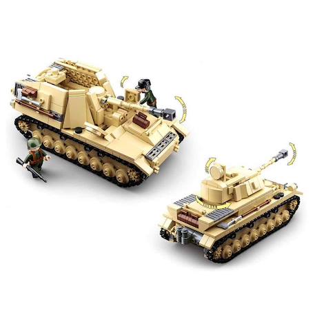 Army wwii - grand char allemand 2 en 1 Beige 5 - vertbaudet enfant 