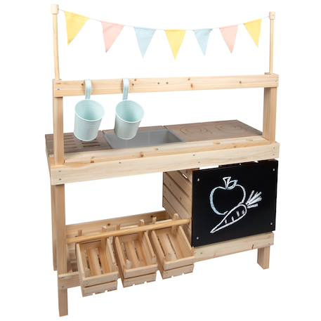 Cuisine de boue et boutique marchande Beige 2 - vertbaudet enfant 