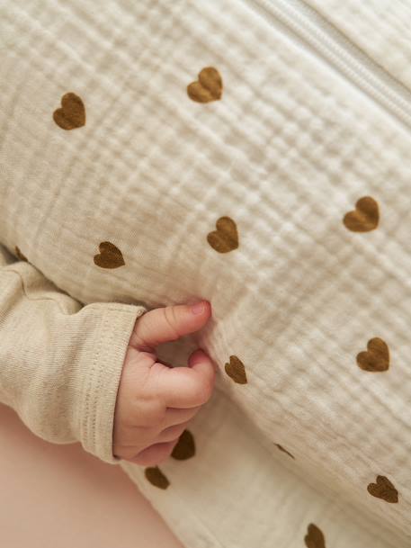 Turbulette 2 en 1 à jambes séparables été blanc imprimé 2 - vertbaudet enfant 