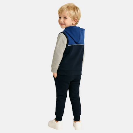 Ensemble t-shirts manches courtes et pantalon avec doudoune à imprimé Marine 3 - vertbaudet enfant 