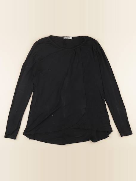 Tee-shirt grossesseallaitement - 34 à 36 Noir 1 - vertbaudet enfant 