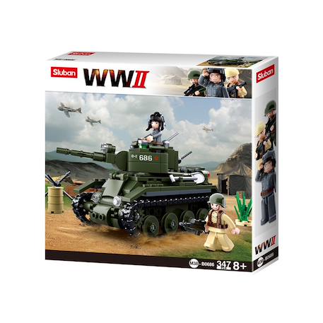 Army wwii - char militaire allié Vert 1 - vertbaudet enfant 