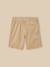 Bermuda taille élastiquée garçon Aqua+Beige 6 - vertbaudet enfant 