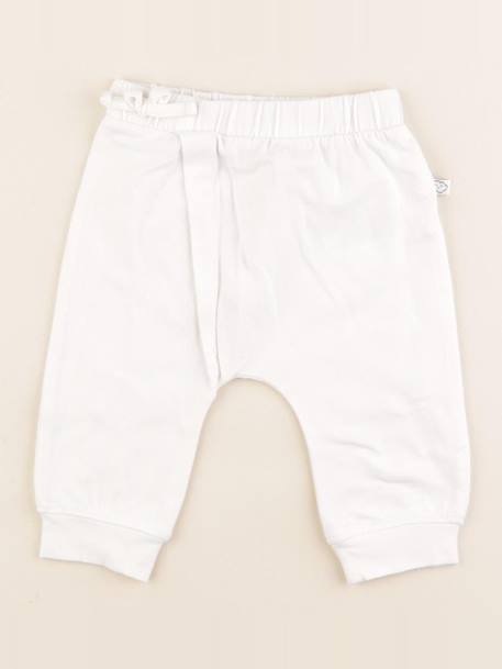 Sarouel - 6 mois Blanc 1 - vertbaudet enfant 