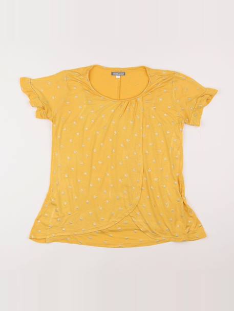 Tee-shirt grossesse - 34 à 36 Jaune 1 - vertbaudet enfant 