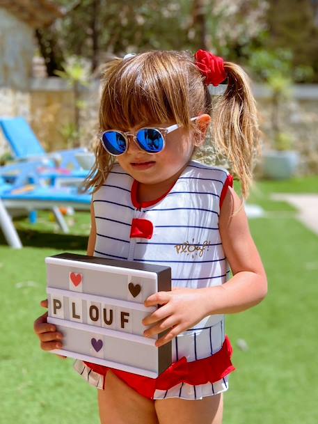 Maillot de bain flottant enfant - marinette Blanc 3 - vertbaudet enfant 