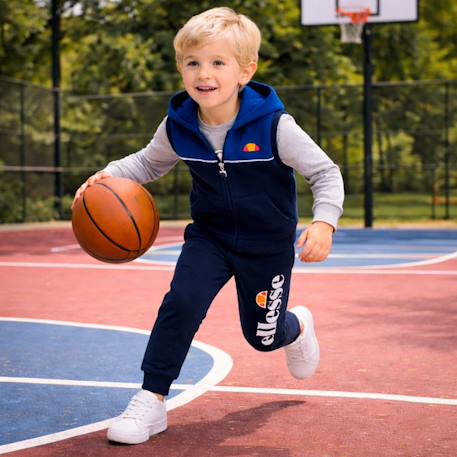 Ensemble t-shirts manches courtes et pantalon avec doudoune à imprimé Marine 2 - vertbaudet enfant 