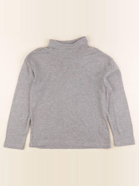 Sous-pull - 8 ans Gris 1 - vertbaudet enfant 