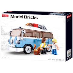 Jouet-Jeux d'imagination-Model bricks - van hippy