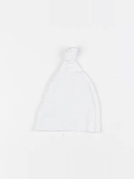 Bonnet de naissance - prématuré Blanc 1 - vertbaudet enfant 