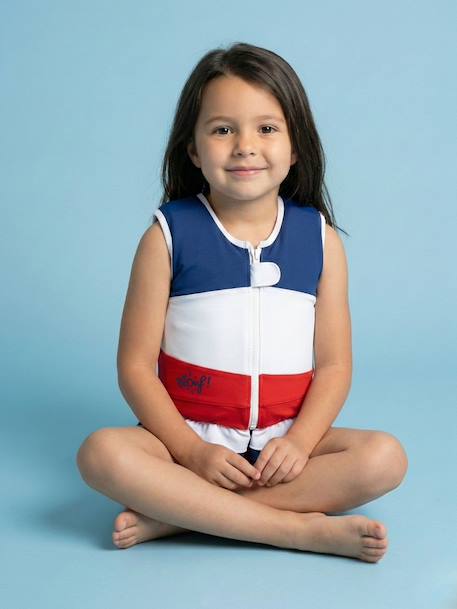 Maillot de bain flottant enfant - coquette Bleu / blanc 3 - vertbaudet enfant 