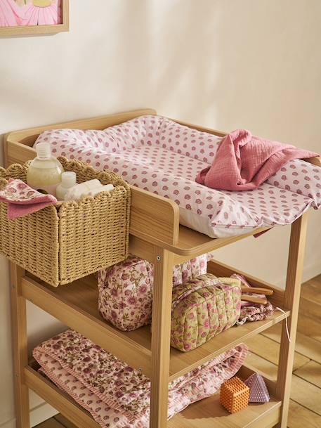 Matelas à langer Lionceau Babylone+Bayou+blanc imprimé+écru+ficelle+rose imprimé 22 - vertbaudet enfant 