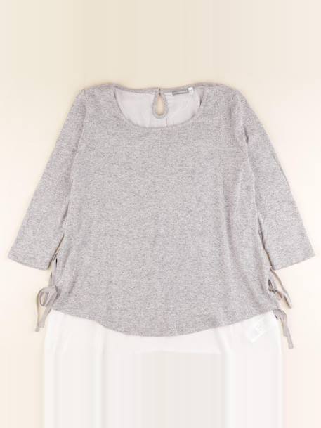 Tee-shirt grossesse - 38 à 40 Gris 1 - vertbaudet enfant 