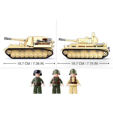 Army wwii - grand char allemand 2 en 1 Beige 2 - vertbaudet enfant 